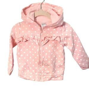 Little girls polka dot jacket 12m
